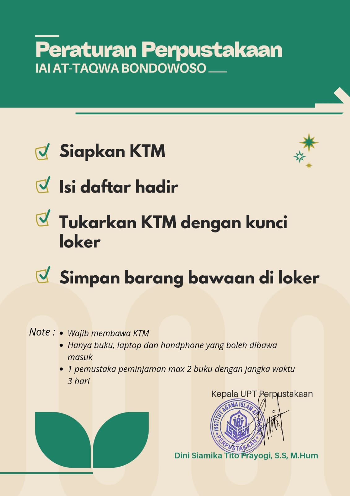 Peraturan Perpustakaan